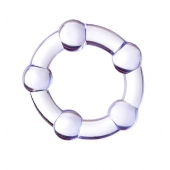 Фиолетовое эрекционное кольцо A-Toys - A-toys - в Омске купить с доставкой