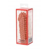 Телесная насадка на фаллос с бугорками KOKOS Extreme Sleeve 10 - 15,8 см. - KOKOS - в Омске купить с доставкой