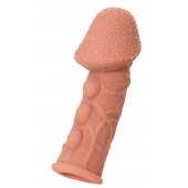 Насадка на фаллос с пузыриками, венками и ребристостью KOKOS Extreme Sleeve 09 - 12,7 см. - KOKOS - в Омске купить с доставкой