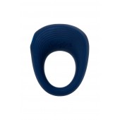 Синее эрекционное кольцо на пенис Satisfyer Ring 2 - Satisfyer - в Омске купить с доставкой
