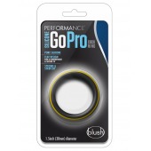Черно-желтое силиконовое эрекционное кольцо Silicone Go Pro Cock Ring - Blush Novelties - в Омске купить с доставкой