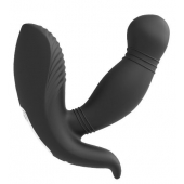 Черный вибромассажер простаты PROSTATE HERO - Dream Toys - в Омске купить с доставкой