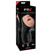 Мастурбатор-ротик Deep Throat Vibrating Stroker - Pipedream - в Омске купить с доставкой