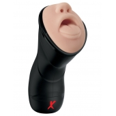 Мастурбатор-ротик Deep Throat Vibrating Stroker - Pipedream - в Омске купить с доставкой