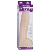 Огромная насадка-реалистик Vac-U-Lock Realistic Hung - 31,7 см. - Doc Johnson - купить с доставкой в Омске