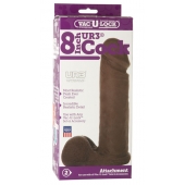 Насадка-реалистик Vac-U-Lock 8  ULTRASKYN Cock - 20,6 см. - Doc Johnson - купить с доставкой в Омске