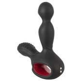 Черный вибромассажер простаты с нагревом и ротацией Prostate Plug - 14,5 см. - Orion - в Омске купить с доставкой