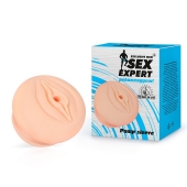 Телесная насадка-вагина на помпу - Sex Expert - в Омске купить с доставкой