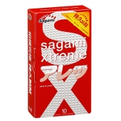 Утолщенные презервативы Sagami Xtreme Feel Long с точками - 10 шт. - Sagami - купить с доставкой в Омске