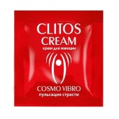 Пробник возбуждающего крема для женщин Clitos Cream - 1,5 гр. - Биоритм - купить с доставкой в Омске