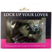 Черные меховые наручники Love с ключиками - Baile - купить с доставкой в Омске