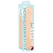Телесная насадка-удлинитель Silicone Extension - 19 см. - Orion - в Омске купить с доставкой