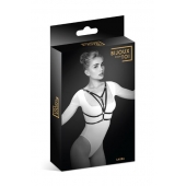 Черная упряжь на грудь Laura - Bijoux Pour Toi - купить с доставкой в Омске