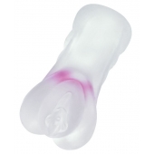 Прозрачный реалистичный мастурбатор Juicy Pussy Crystal Rose - ToyFa - в Омске купить с доставкой