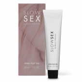 Лубрикант на водной основе Slow Sex Anal Play Gel - 30 мл. - Bijoux Indiscrets - купить с доставкой в Омске