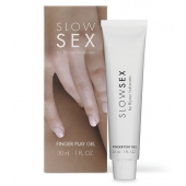 Гель для мастурбации с ароматом кокоса Slow Sex Finger Play Gel - 30 мл. - Bijoux Indiscrets - купить с доставкой в Омске