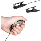 Черные электрические зажимы для сосков Shock Therapy Nipple Clamps - Pipedream - купить с доставкой в Омске