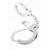 Металлические серебристые наручники Designer Metal Handcuffs - Pipedream - купить с доставкой в Омске