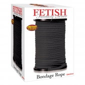 Черная веревка для связывания Bondage Rope - 60,9 м. - Pipedream - купить с доставкой в Омске