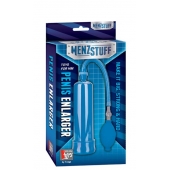 Синяя вакуумная помпа MENZSTUFF PENIS ENLARGER - Dream Toys - в Омске купить с доставкой