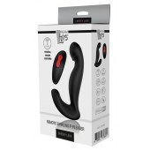 Черный вибромассажер простаты SWIRLING P-PLEASER - Dream Toys - в Омске купить с доставкой