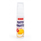 Гель-смазка Tutti-frutti со вкусом сочной дыни - 30 гр. - Биоритм - купить с доставкой в Омске