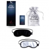 Набор из двух масок на глаза Soft Blindfold Twin Pack - Fifty Shades of Grey - купить с доставкой в Омске