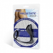 Стимулятор простаты с фиксацией эрекционным кольцом Prostate Gear - BlueLine - в Омске купить с доставкой
