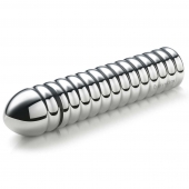 Рельефный фаллос для интенсивного электросекса Groovey George - 20 см. - MyStim - купить с доставкой в Омске