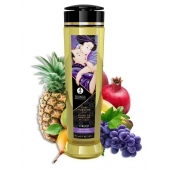 Массажное масло Libido Exotic Fruits с ароматом экзотических фруктов - 240 мл. - Shunga - купить с доставкой в Омске
