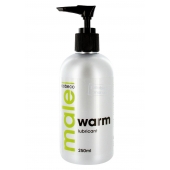 Лубрикант с согревающим эффектом MALE Cobeco Warm Lubricant - 250 мл. - Cobeco - купить с доставкой в Омске