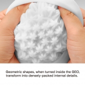 Белый мастурбатор Tenga Geo Coral - Tenga - в Омске купить с доставкой