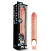 Телесный реалистичный фаллоудлинитель 10 Inch Silicone Cock Sheath Penis Extender - 25,4 см. - Blush Novelties - в Омске купить с доставкой