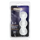 Прозрачный фигурный мастурбатор Master Stroker - Blush Novelties - в Омске купить с доставкой