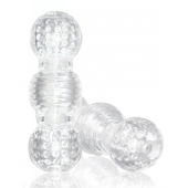 Прозрачный фигурный мастурбатор Master Stroker - Blush Novelties - в Омске купить с доставкой