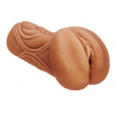 Кофейный мастурбатор-вагина Dumpling - Lola Games - в Омске купить с доставкой