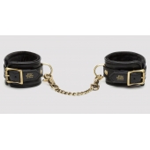 Черные наручники Bound to You Faux Leather Wrist Cuffs - Fifty Shades of Grey - купить с доставкой в Омске