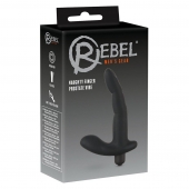 Черный вибромассажер простаты Naughty Finger Prostate Vibe - 13,8 см. - Orion - в Омске купить с доставкой