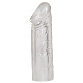 Удлиняющая насадка на пенис Mega Dick Sleeve Transparent - Orion - в Омске купить с доставкой
