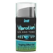Жидкий интимный гель с эффектом вибрации Vibration! Gin   Tonic - 15 мл. - INTT - купить с доставкой в Омске