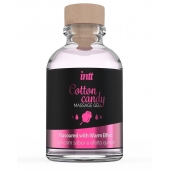 Массажный гель с согревающим эффектом Cotton Candy - 30 мл. - INTT - купить с доставкой в Омске
