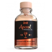 Массажный гель с согревающим эффектом Aperol - 30 мл. - INTT - купить с доставкой в Омске