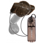 Дымчатый вибростимулятор головки пениса Dual Vibrating Head Teaser - Pipedream - в Омске купить с доставкой
