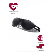 Черная плотная силиконовая маска - ToyFa - купить с доставкой в Омске