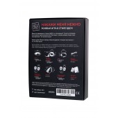 Фиолетовый набор БДСМ «Накажи меня нежно» с карточками - Штучки-дрючки - купить с доставкой в Омске