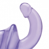 Фиолетовый безремневой страпон Strapless Strap-On - Lux Fetish - купить с доставкой в Омске