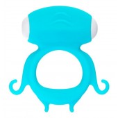 Голубое виброкольцо на пенис Sair - A-toys - в Омске купить с доставкой