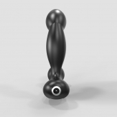 Черный вибромассажер простаты и промежности Prostate Pro с пультом ДУ - Bathmate - в Омске купить с доставкой