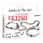 Металлические наручники Metal Leg Cuffs - Pipedream - купить с доставкой в Омске