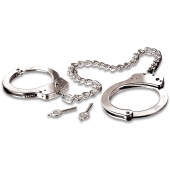 Металлические наручники Metal Leg Cuffs - Pipedream - купить с доставкой в Омске